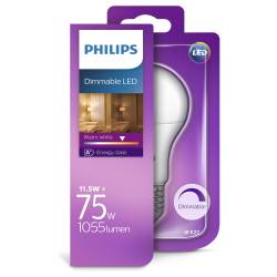 Fotoja e Poç PHILIPS, LED, 75W, A60, E27, WW, 230V, FR, D 1BC/4