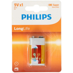 Fotoja e Bateri Philips LongLife 9V
