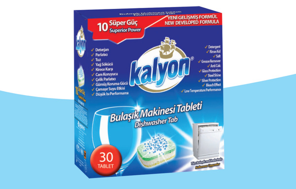 Fotoja e Tableta për enëlarëse Kalyon, 26+12 GRATIS 760g