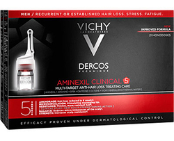 Fotoja e Trajtim për flokë Vichy Dercos Aminexil Clinical, 5 x 21 6 ml