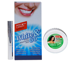 Fotoja e Set për dhëmb të bardhë Eva Cosmetics White & Go Zbardhues 5ml & Pastë dhëmbësh 55 g