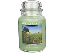Fotoja e Qiri aromatizues Village Candle Fields of Clover, 645 g