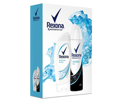 Fotoja e Set deodorant dhe gel dushi Rexona Invisible Aqua