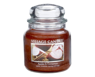 Fotoja e Qiri aromatik Village Candle Apple Cinnamon 397 g