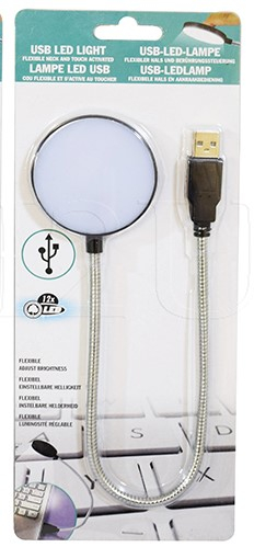 Fotoja e Dritë LED USB, zezë