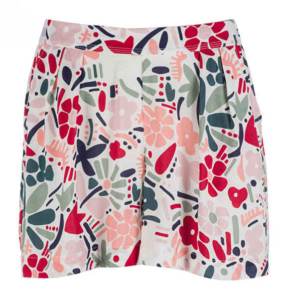 Fotoja e Shortse Tommy Hilfiger Abstract Flow er Print UW0UW00682-614, shumëngjyrëshe, S, woman