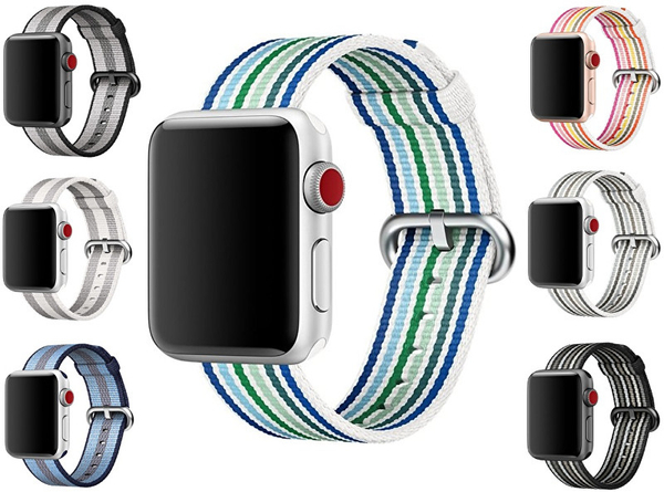 Fotoja e Rrip për orën e mençur Apple 38 mm, zi-gri, unisex