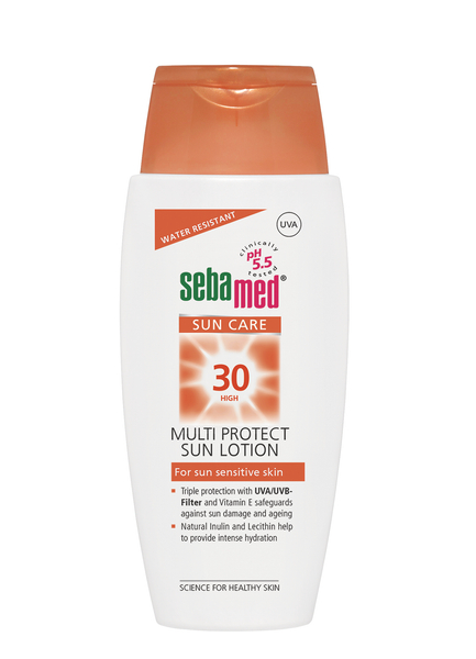 Fotoja e Losion për mbrojtje ndaj diellit SPF 30 Sebamed, 150ml