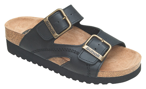 Fotoja e Papuçe anatomike Scholl Moldava Ad Wedge,  të zeza, nr. 37, unisex
