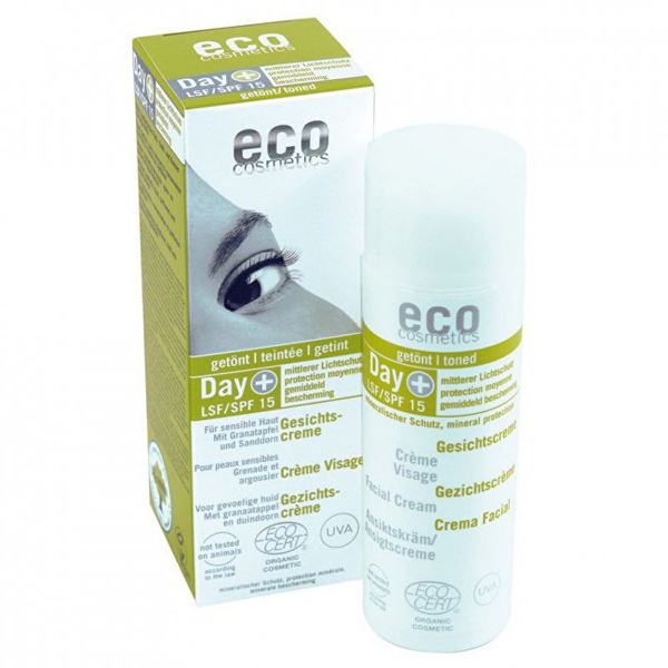 Fotoja e Krem tonifikues për rrezitje Eco Cosmetics SPF 15 Bio 50 ml
