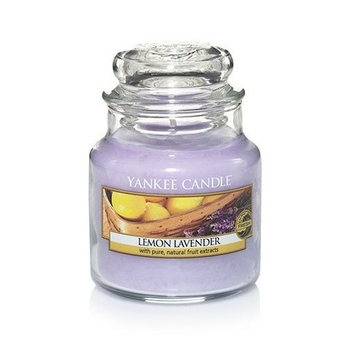 Fotoja e Qiri aromatik Yankee Candle Classic Small Lemon Lavender 104 g