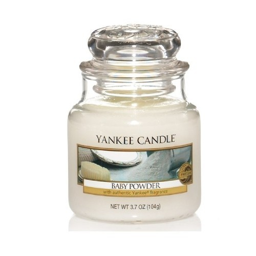 Fotoja e Qiri aromatik Yankee Candle Classic Small Baby Powder 104 g