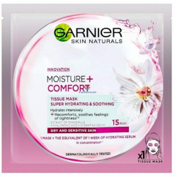 Fotoja e Maskë për fytyrë Garnier Moisture + Comfort, 32 g