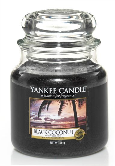 Fotoja e Qiri Yankee Candle, Black Coconut, 411 g