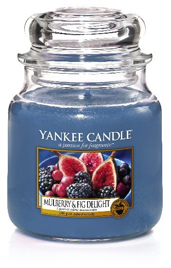 Fotoja e Qiri Yankee Candle, Classic Mulberry & Fig Delight, 411 g