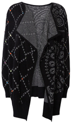 Fotoja e Xhaketë Desigual Cardigan Jers Memphis 19WWJF24 2000, e zezë, L