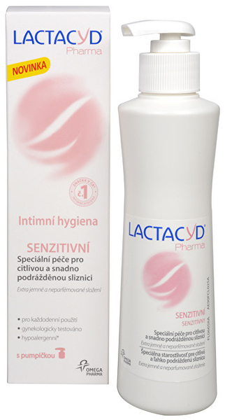 Fotoja e Losion intim Omega Pharma Lactacyd Pharma Sensitive 250 ml, unisex