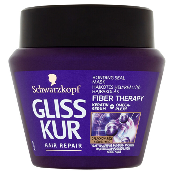 Fotoja e Maskë për flokë Schwarzkopf Gliss Kur Fiber Therapy 300 ml