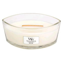 Fotoja e Qiri aromatik Woodwick White Teak 453.6 g