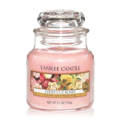 Fotoja e Qiri aromatik Yankee Candle Fresh Cut Roses, 104 g