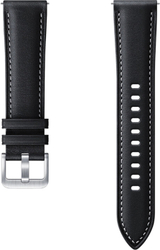Fotoja e Rrip zëvendësues Samsung për Samsung Galaxy Watch 3, lëkurë, 20mm, i zi