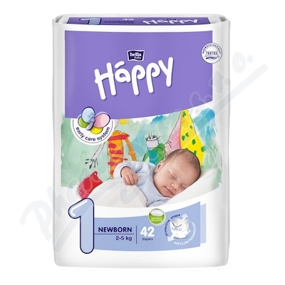 Fotoja e Pelena për fëmijë Happy Newborn, 42 copë