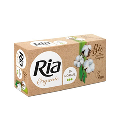 Fotoja e Tamponë Ria Organic Normal, 16 copë