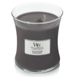 Fotoja e Qiri aromatik WoodWick Suede & Sandalwood, 275 g