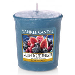 Fotoja e Qiri aromatik Yankee Candle Mulberry & Fig Delight, 49 g