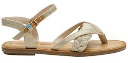 Fotoja e Sandale TOMS Natural Shimmer Canvas Lexie, 39