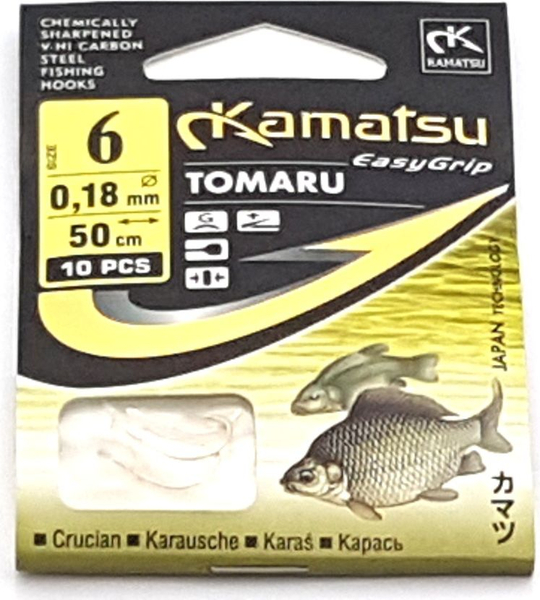 Fotoja e Grep për peshkim Kamatsu, madhësia 4, 50 cm, 0.14 mm, 10 copë