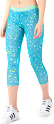 Fotoja e Gete leggings për femra Under Armor HG Printed, S. të kaltërta