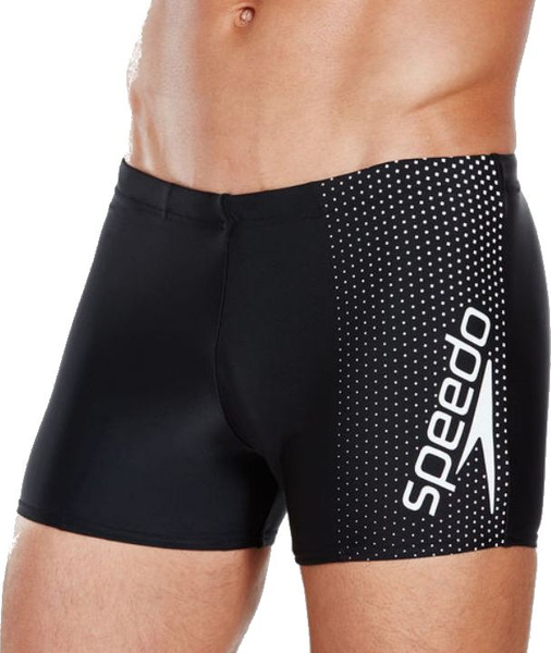 Fotoja e Mbathje noti për meshkuj Speedo Gala Logo Aquashort, 34, të zeza / hirta