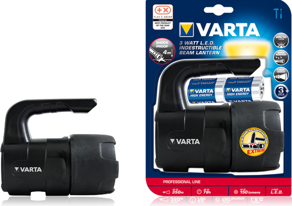 Fotoja e Elektrik dore Varta Indestructible 3W Led, 4C