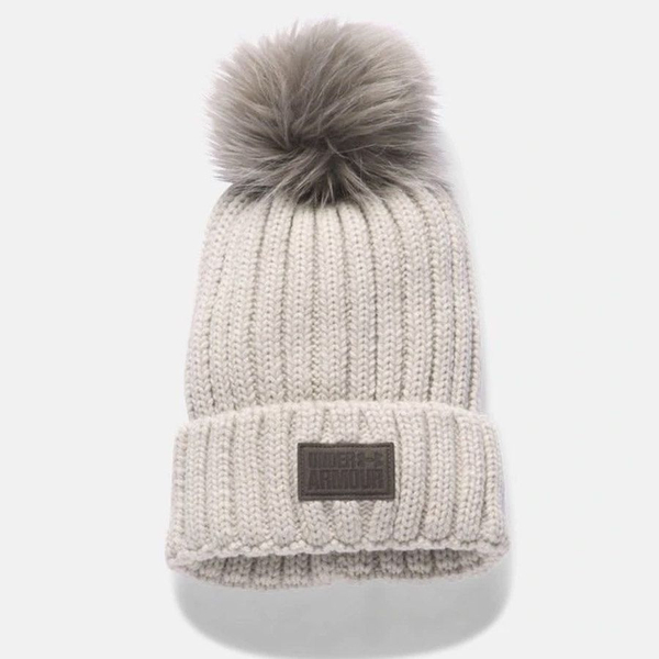 Fotoja e Kapelë Under Armour Snowcrest Pom Beanie (1299905-794), bezhë