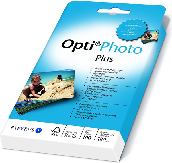 Fotoja e Letër për fotografi Opti Photo 10 x 15 cm, 180 g, 100 copë (88081854)