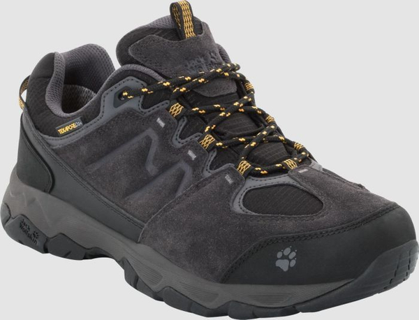 Fotoja e Atlete për meshkuj Jack Wolfskin Mtn Attack 6 Texapore Low M, Nr. 45, të hirta / verdha (4017582-3800)