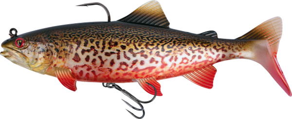 Fotoja e Karrem gome me grepa Fox Rage Replicant Trout, 23cm, 155g, Super Natural Tiger Trout (NSL1344)