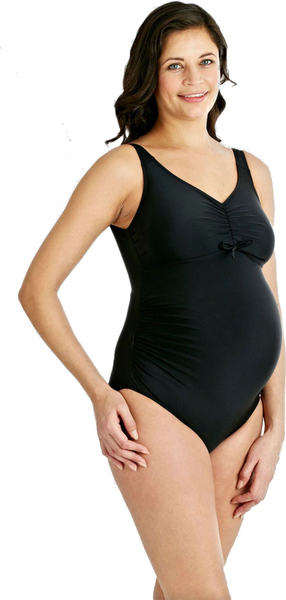 Fotoja e Kostum plazhi për shtatzëna Speedo Essential U-Back Maternity, madhësia L, i zi (8090460001)