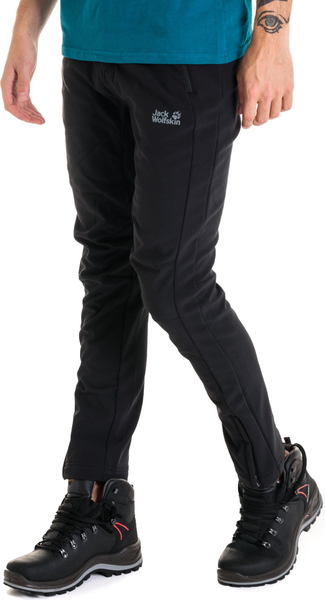 Fotoja e Pantollona Jack Wolfskin Zenon Softshell, M, të zi