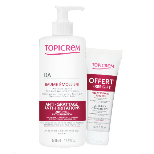 Fotoja e Set për trup Topicrem AD, balsam për trup 500 ml + xhel pastrues 75 ml