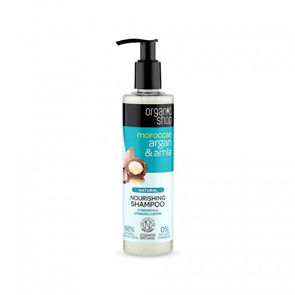 Fotoja e Shampo ushqyes për flokë Organic Shop Moroccan Argan Oil and Amour, 280 ml
