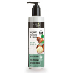 Fotoja e Xhel dushi Organic Shop Macadamia and Avocado, 280 ml