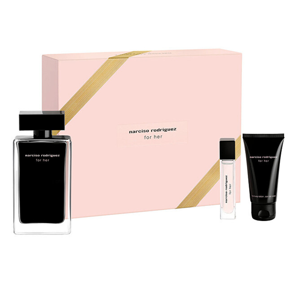 Fotoja e Set për trup Narciso Rodriguez For Her, Eau de Toilette 100 ml + losion trupi 50 ml + Eau de Toilette 10 ml