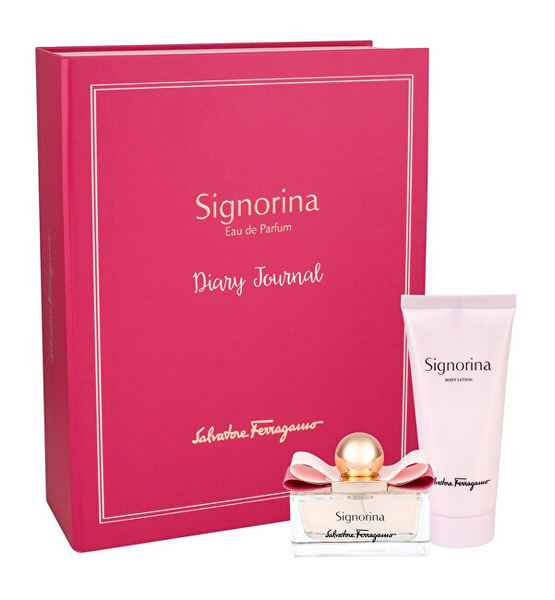 Fotoja e Set për trup Salvatore Ferragamo Signorina. Parfum 50 ml + losion trupi 100 ml