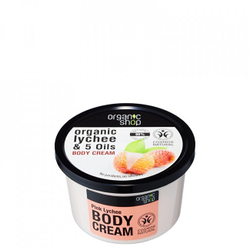 Fotoja e Krem trupi Organic Shop Pink lychee, 250 ml