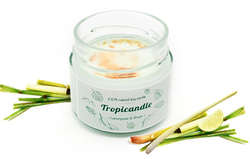 Fotoja e Qiri aromatik Tropikalia Tropicandle - Lemongrass & ginger, 150 ml