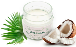 Fotoja e Qiri aromatik Tropikalia Tropicandle - Coconut, 150 ml