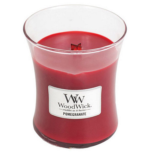 Fotoja e Qiri aromatik WoodWick Pomegranate, 275 g