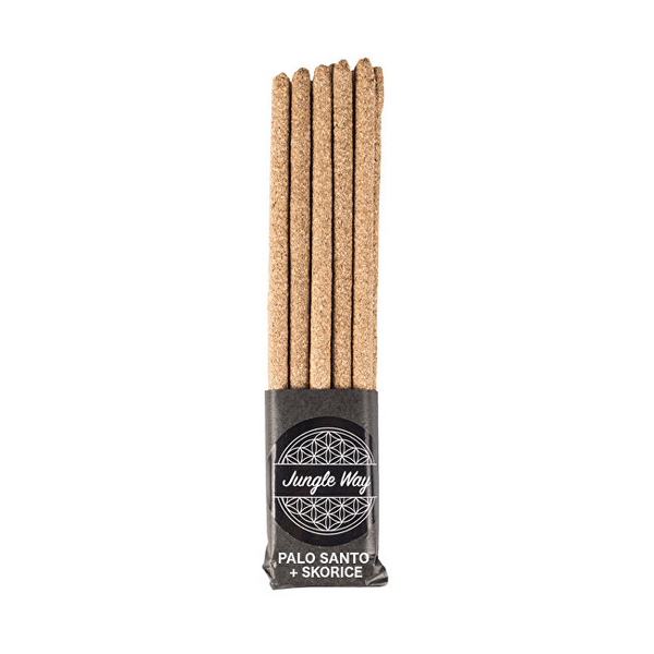 Fotoja e Shkopinj aromatik Jungle Way Palo Santo & Cinnamon, 10 copë